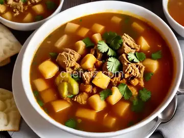 Mondongo (tripe soup, menudo)