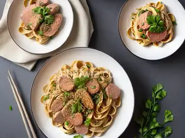 ?? Monkfish liver pasta - Ankimo in Japanese