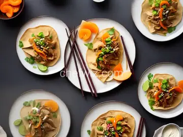 Moo Shu Chicken with Mandarin Pancakes