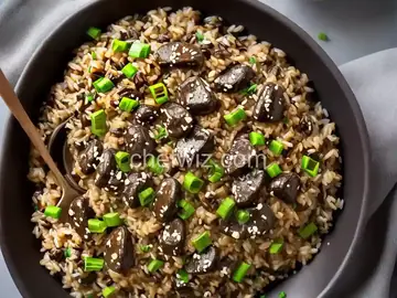 Morel Mushroom and Wild Rice Risotto