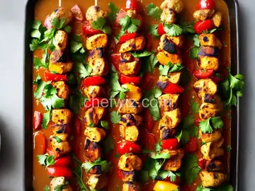 Moroccan Chicken Brochettes