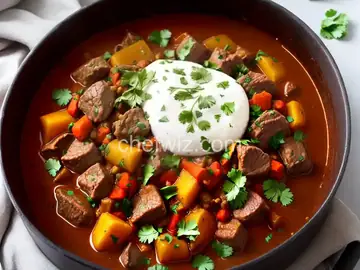 Moroccan Lamb Tagine (Mrouzia)