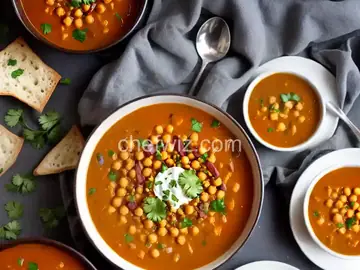 Moroccan Spiced Chickpea Soup