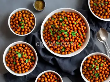 Moroccan Spiced Roast Chickpeas