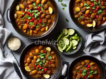Moroccan Tagine with Olives and Artichoke Hearts