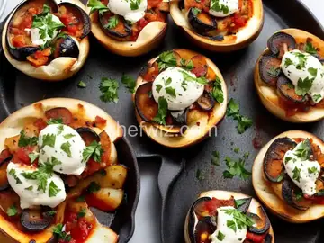 Mozzarella Stuffed Portobellos