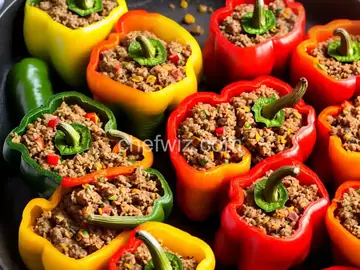 Mr. John's Meat-Stuffed Bell Peppers