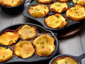 Muffin Tin Potatoes Gratin