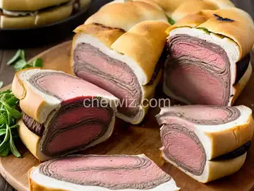Muffuletta-Style Grilled Stuffed Flank Steak With Salumi, Provolone, and Olive Salad Recipe
