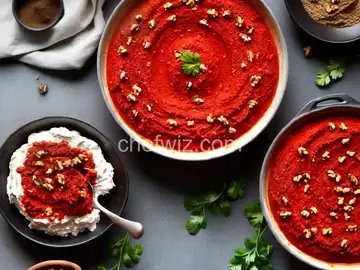 Muhammara (Roasted Pepper & Walnut Spread)