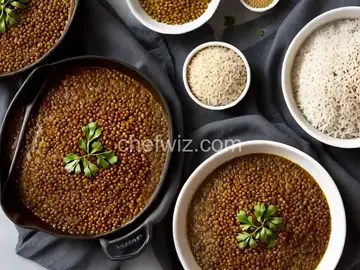 Mujadarra (Lentils with Rice)