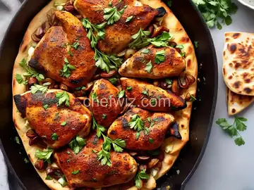 Musakhan (Sumac Chicken With Onions and Flatbread)