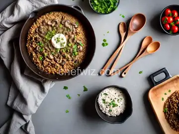 Mushroom Barley Risotto