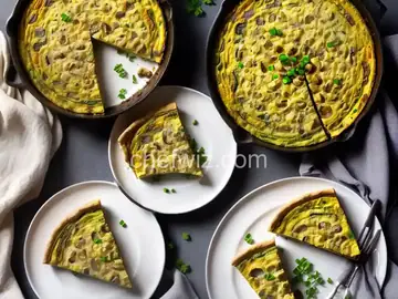 Mushroom, Leek, and Fontina Frittata