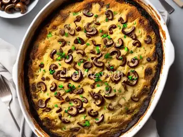 Mushroom Matzo Kugel