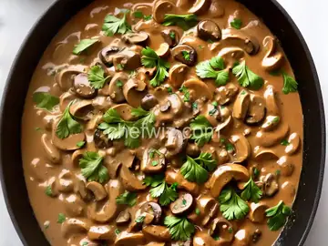 Mushroom Stroganoff (Vegan)
