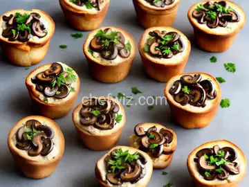 Mushroom Toast Cups