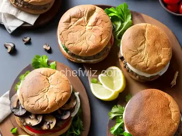 Mushroom Turkey Burger
