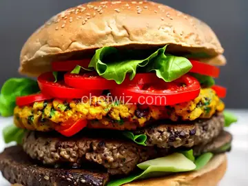 Mushroom Veggie Burger
