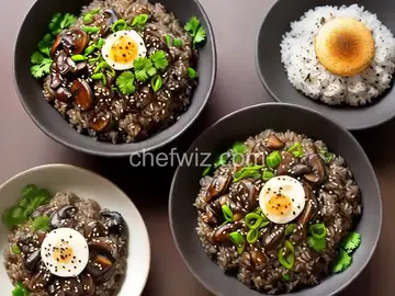 Mushroom YouFan (Taiwanese Sticky Rice)