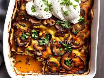 Mushroom and Burrata Lasagnette