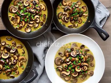 Mushrooms in White Wine Sauce