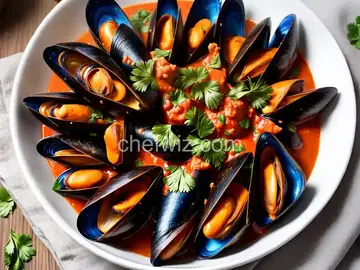 Mussels in Spicy Red Sauce