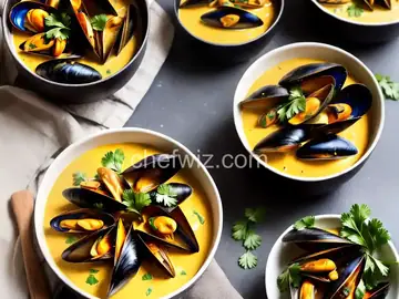 Mussels with Coconut Curry Sauce