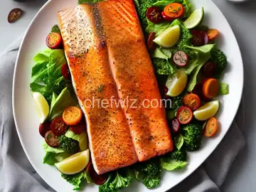 Mustard-Maple Roasted Salmon