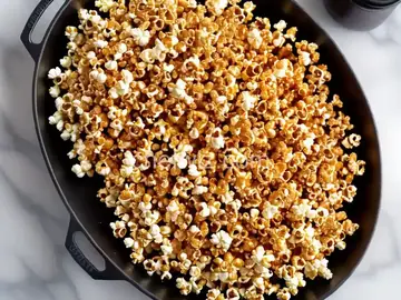 My 3 INGREDIENT CARAMEL POPCORN