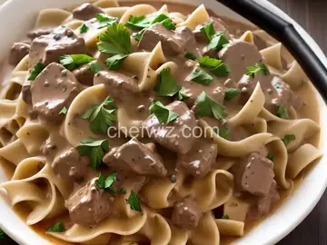 Nana's Beef Stroganoff