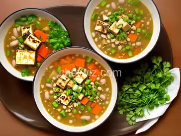 Natto-Jiru (Natto Soup With Miso, Tofu, and Vegetables)