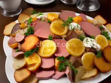 New England Boiled Ham Dinner