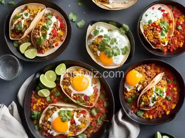 New Mexican–Style Breakfast Burritos