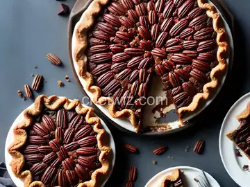 New Orleans Chocolate Bourbon Pecan Pie