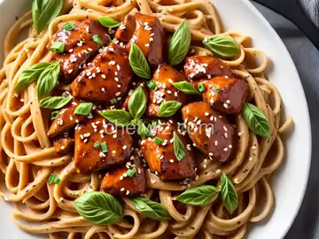 New Orleans Style Bourbon Chicken Pasta