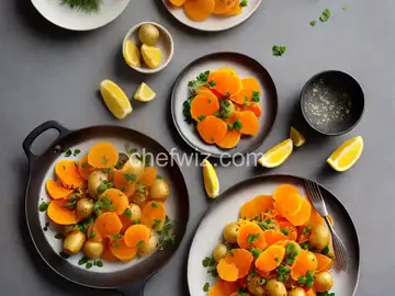 New Potatoes With Mimolette