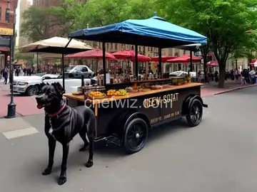 New York Street Cart Dog