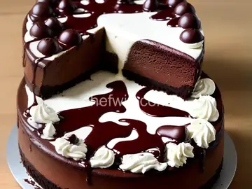 New York Style Chocolate Cheesecake