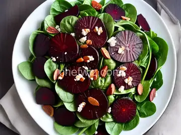 Nicole's Balsamic Beet and Fresh Spinach Salad