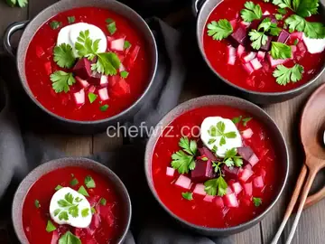 Nina's Russian Cold Beet Soup (Kholdnyk)