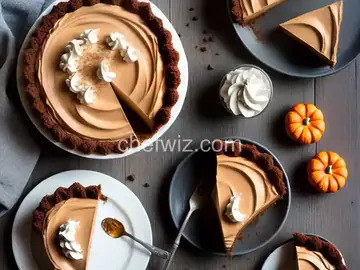 No-Bake Chocolate Pumpkin Mousse Pie Recipe