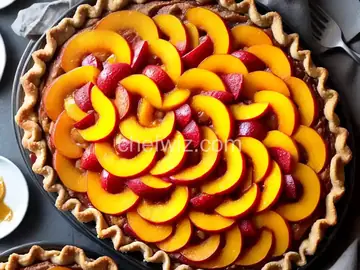 No Bake Peach Pie