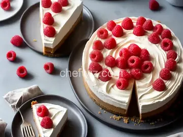 No-Bake Raspberry Cheesecake