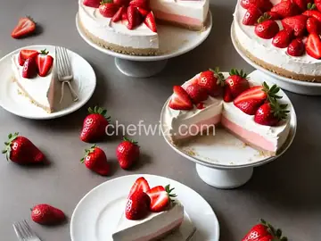 No Bake Sugar Free Strawberry Cheesecake