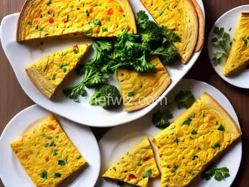 No-Cheese Veggie Omelette