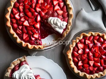 No Crust Strawberry Pie