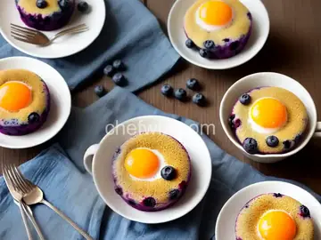 No-Egg Blueberry Mug Cake
