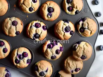 No-Fuss Vegan Blueberry Muffins