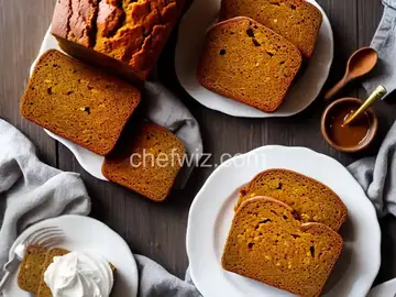 No Knead Holiday Pumpkin Bread